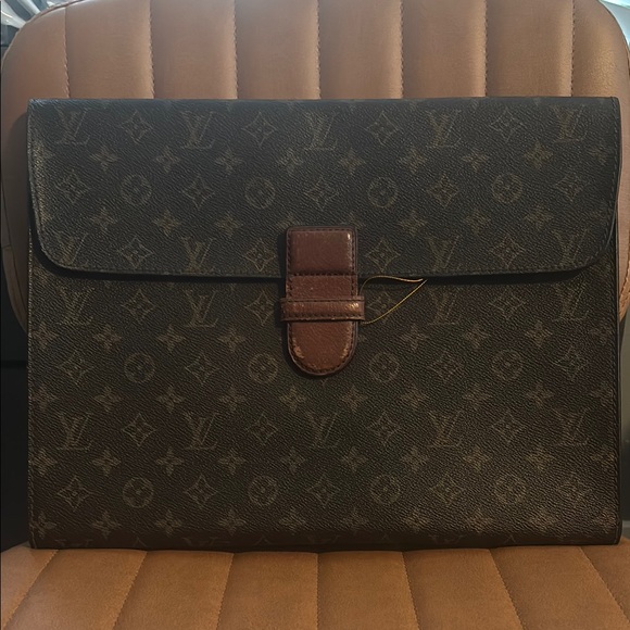 Louis Vuitton Posh Minister Brown Monogram Briefcase - Picture 1 of 13